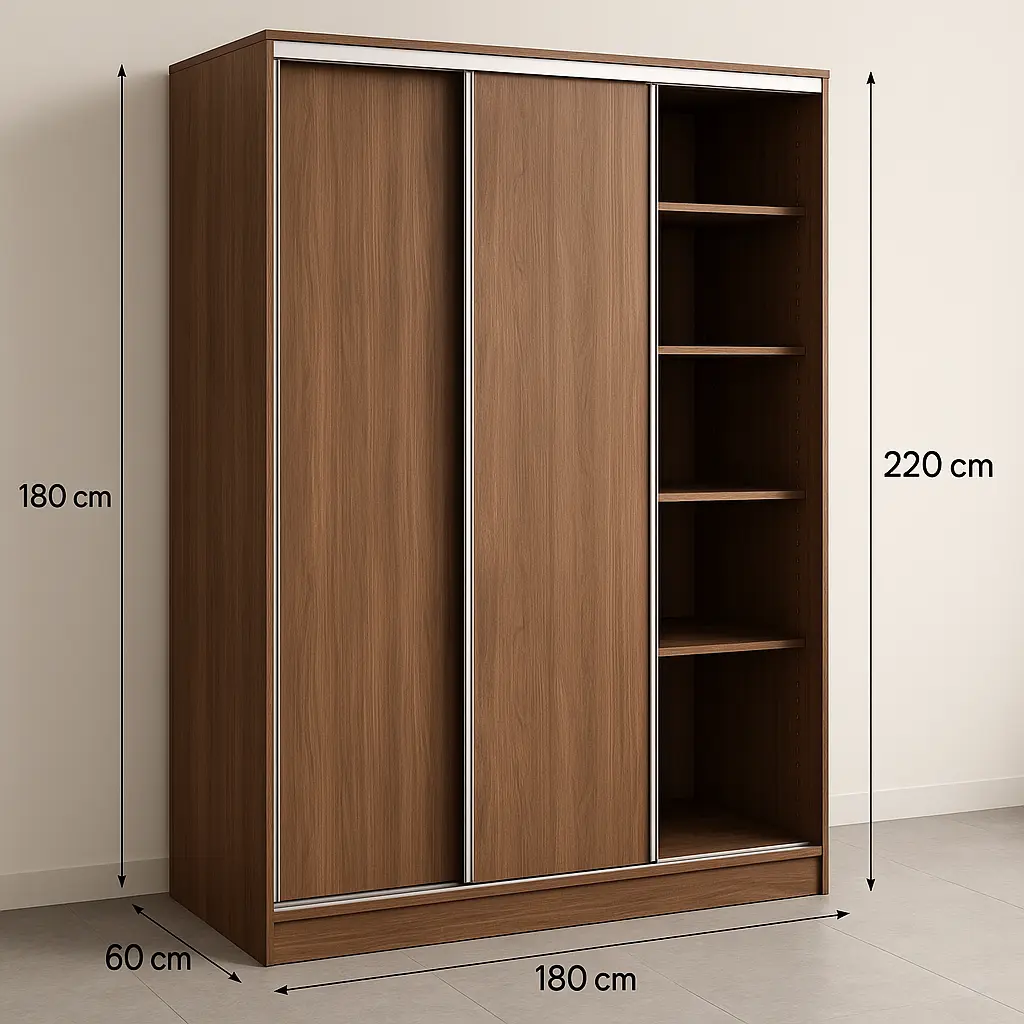 Closet Corredizo 3 Puertas