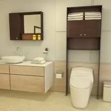 Mueble de Baño Alto Wengue